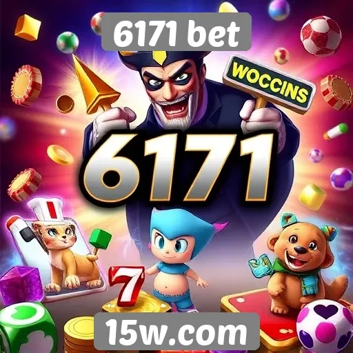 Variedade de jogos disponíveis na 6171 bet